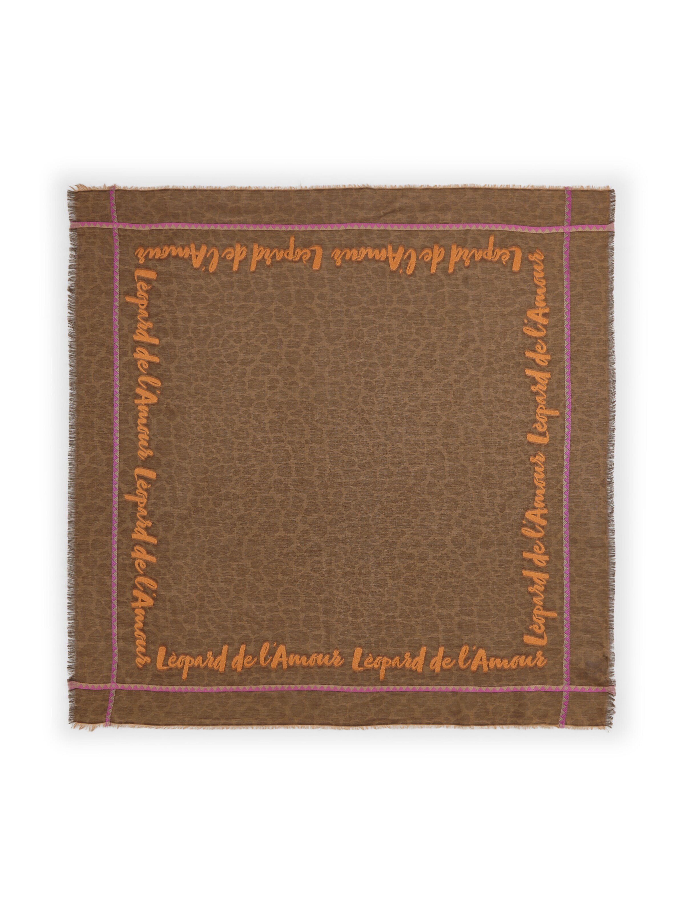 CODELLO Tuch in Braun: Vorderseite