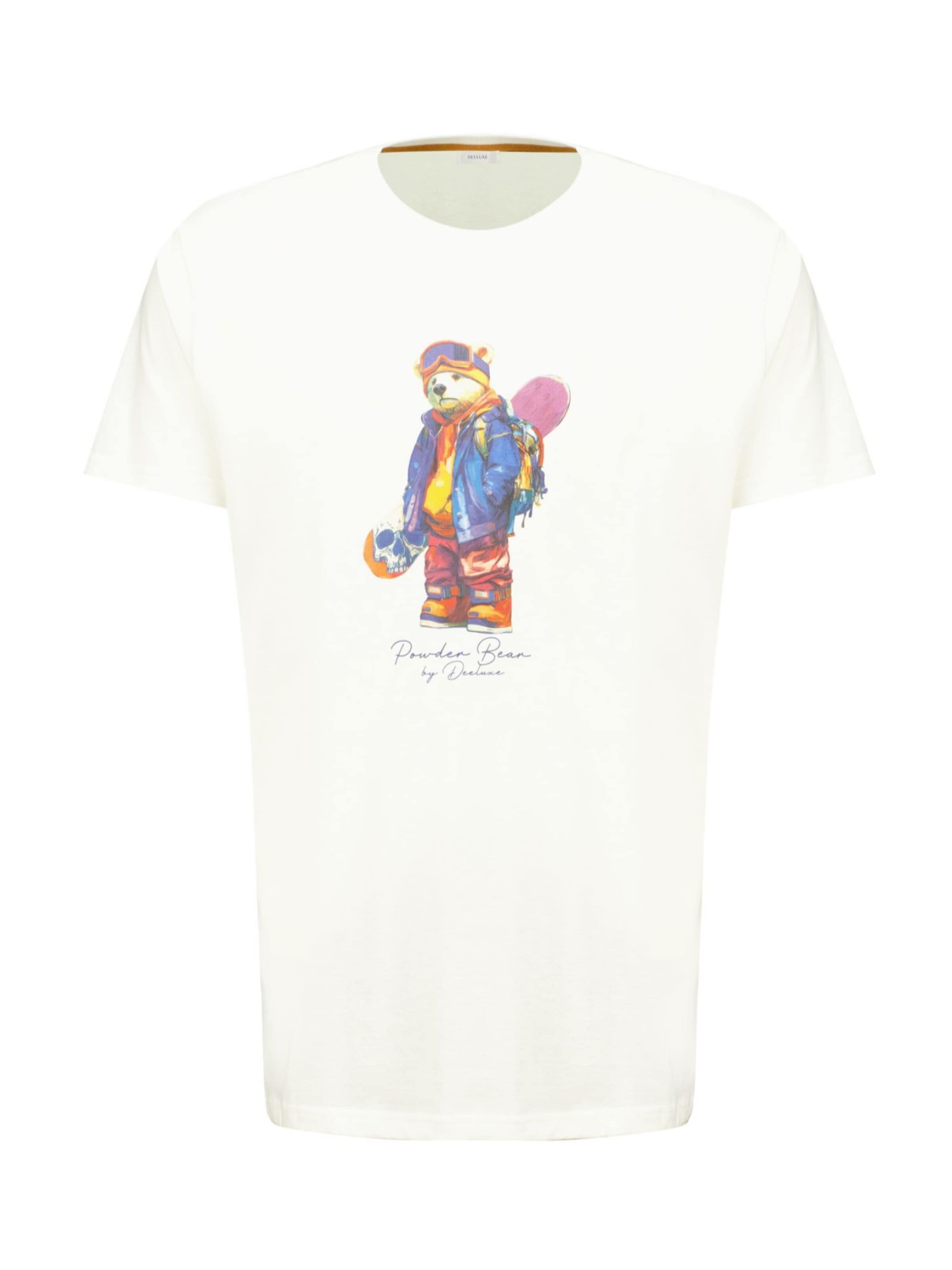 T-Shirt Deeluxe en blanc : devant