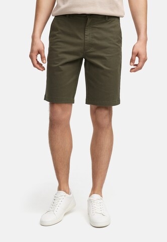 Kronstadt Regular Chino trousers 'Allen ' in Green: front