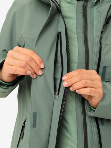 VAUDE Outdoorjacke 'W Neyland 3in1 J' in Grün