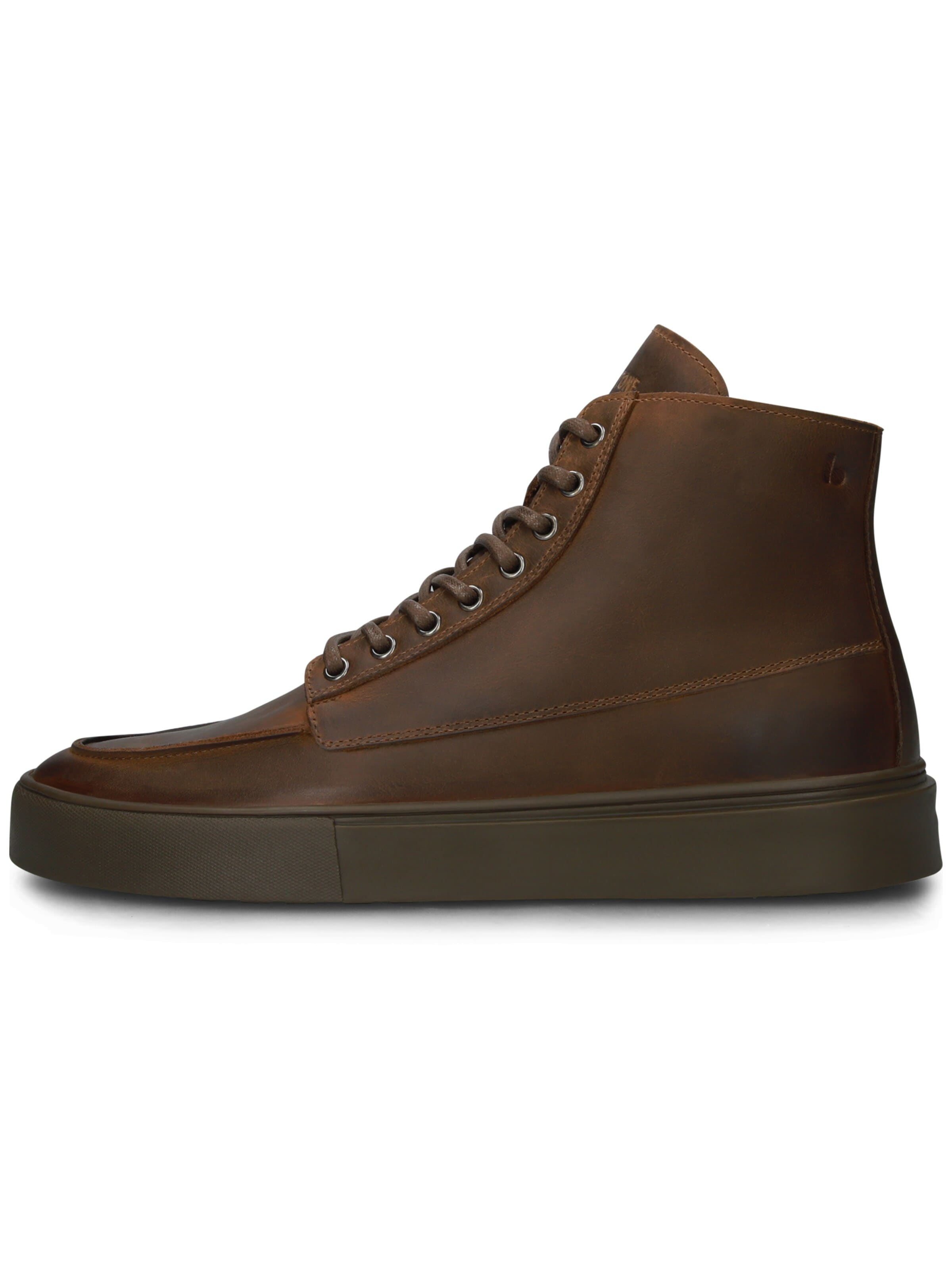 BLACKSTONE - Zapatillas deportivas altas 'RUBY EERO - ZIPPER' en marrón