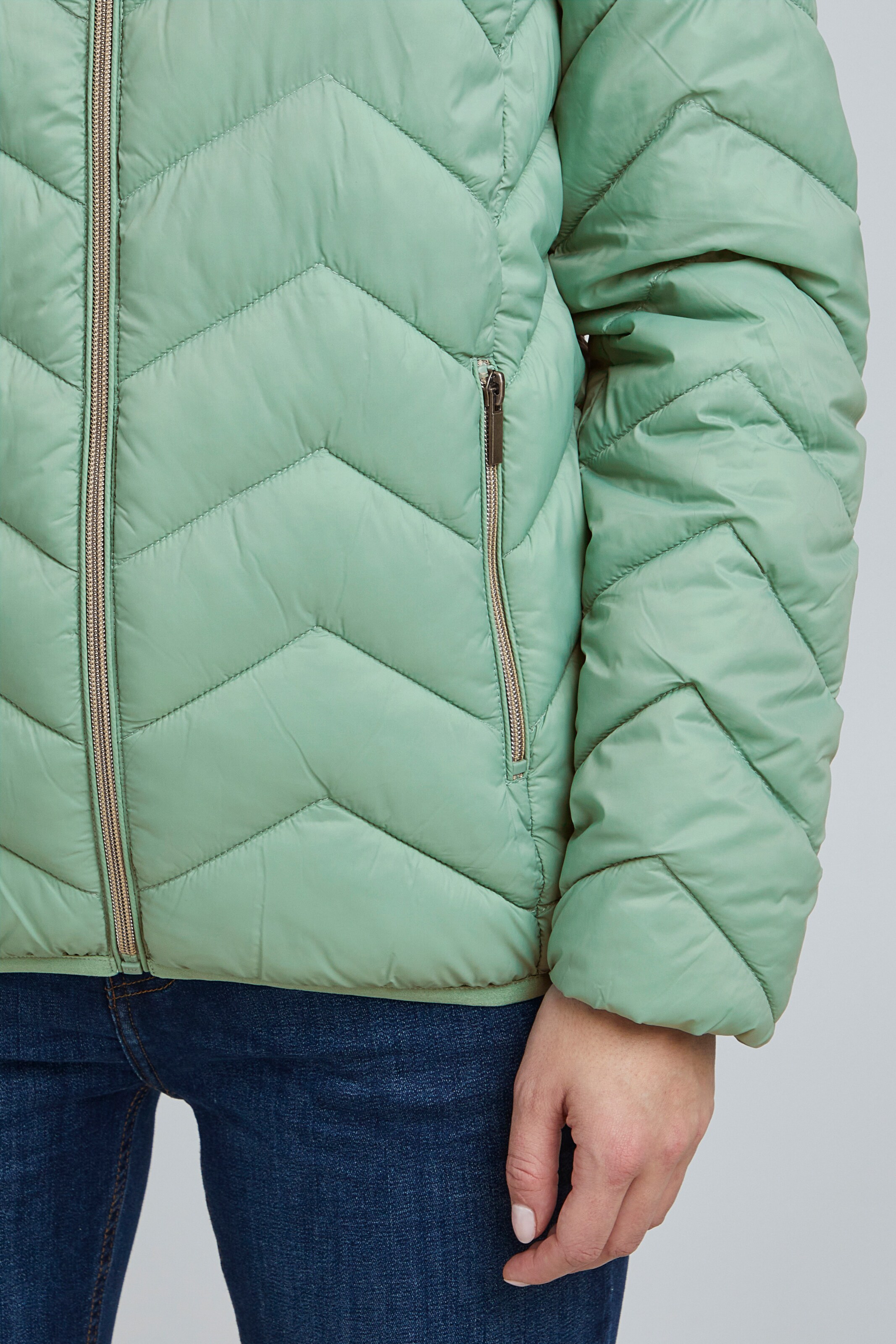 Frauen Jacken Fransa Steppjacke 'FRBAPADDING' in Grün - QL86355 Frauen Jacken Fransa Steppjacke 'FRBAPADDING' in Grün - QL86355