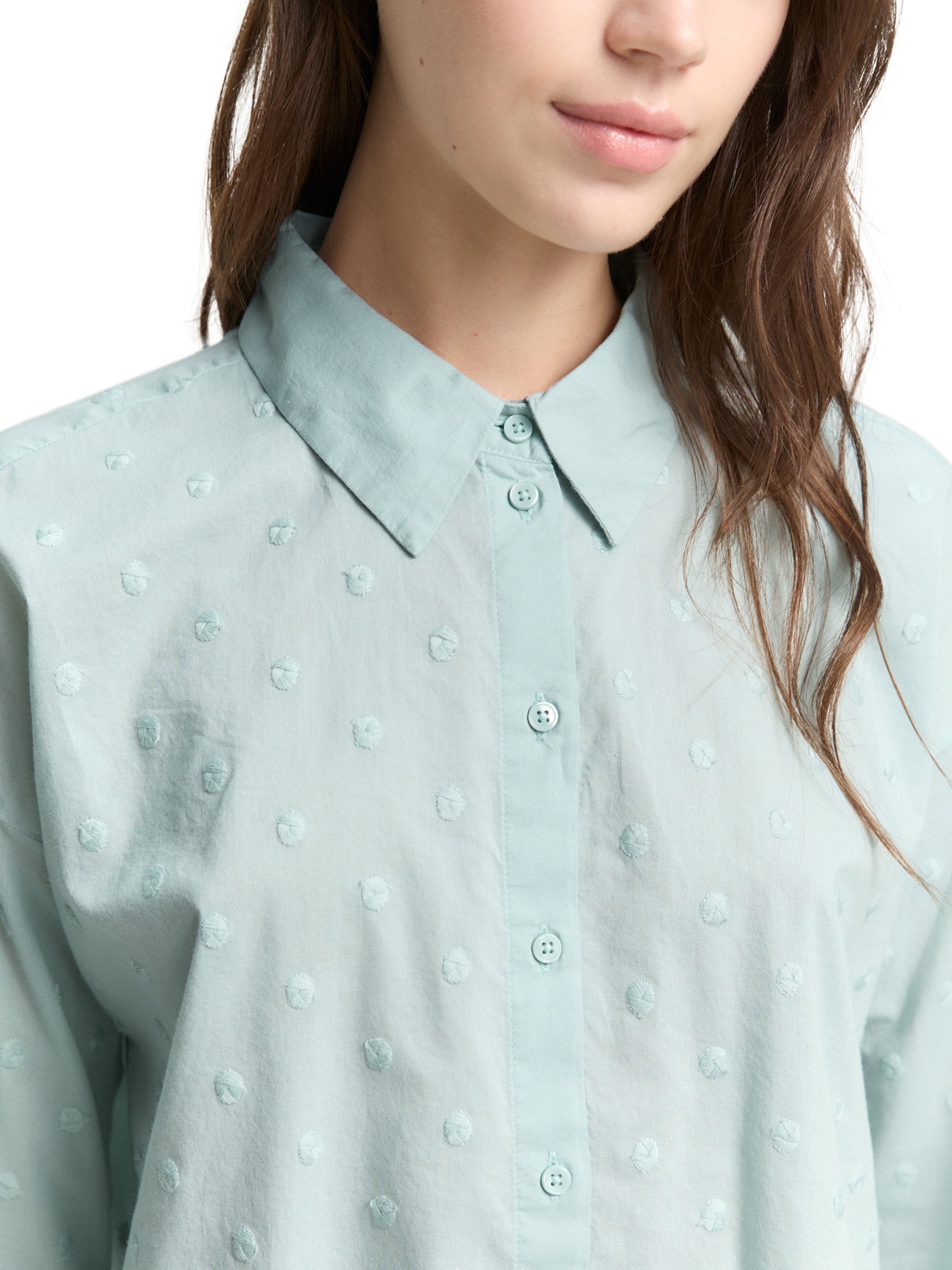 TOM TAILOR DENIM Blouse in Blue