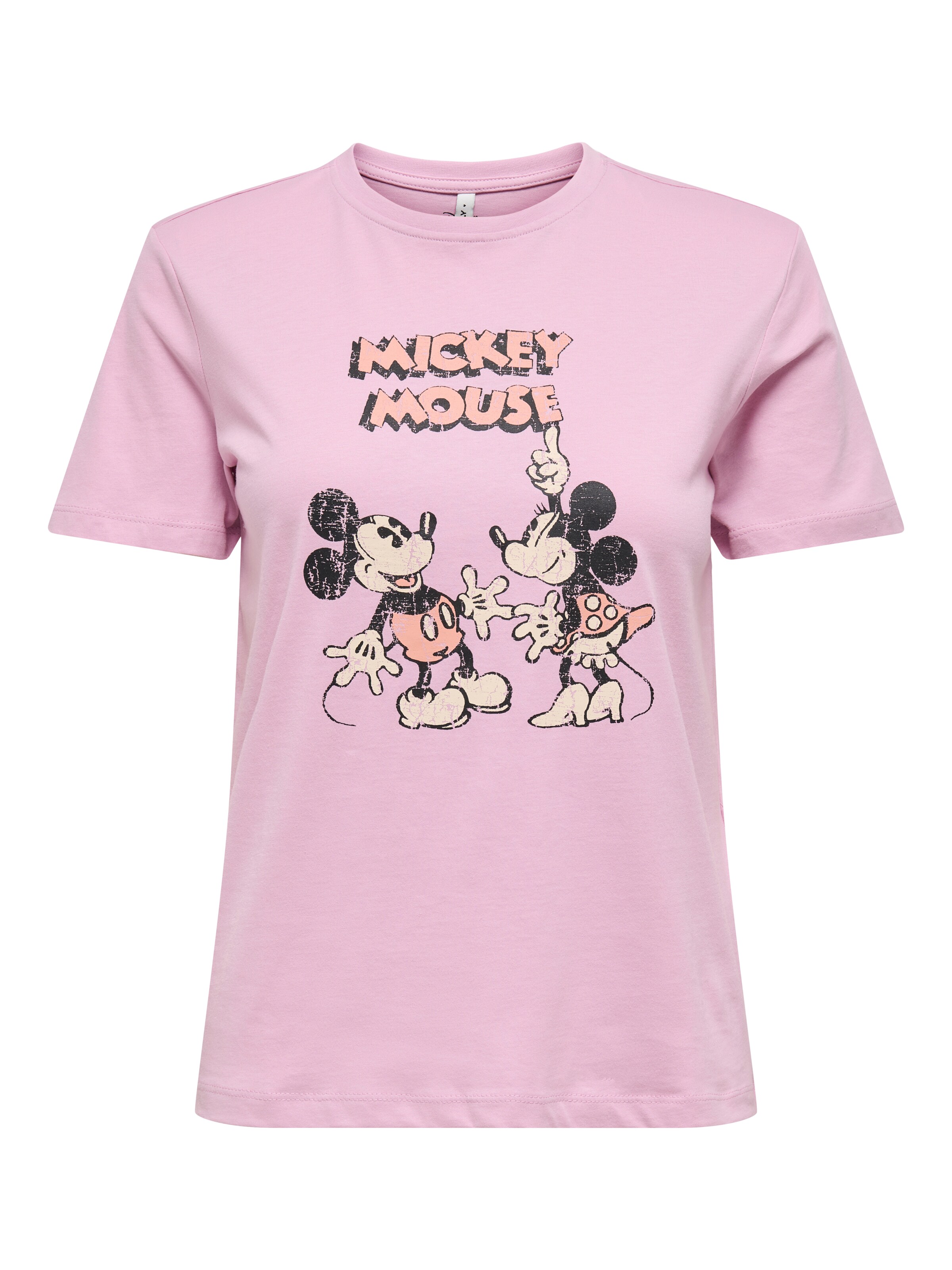 ONLY Majica 'ONLMICKEY AND MINNIE' | vijolična barva: sprednja stran