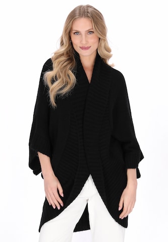 Cardigan DreiMaster Vintage en noir : devant