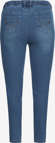 SHEEGO Skinny Jeggings in Blauw