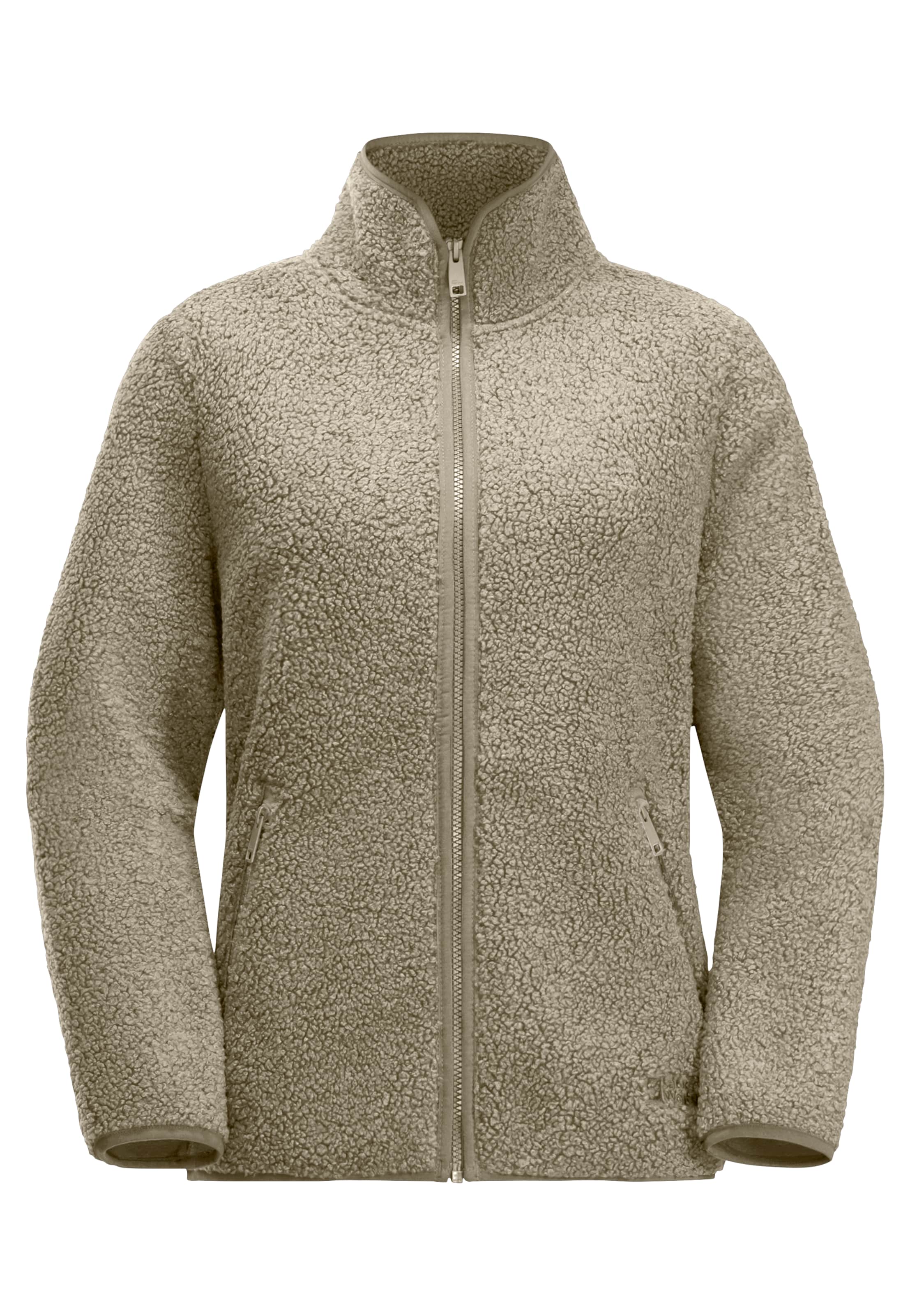 JACK WOLFSKIN Funktionsfleecejacke 'High Curl' in Gelb: Vorderseite