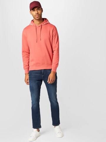 TOM TAILOR DENIM Sweatshirt in Rood