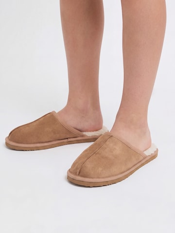 Jack & Jones Junior Hausschuh 'JFWDUDELY' in Braun