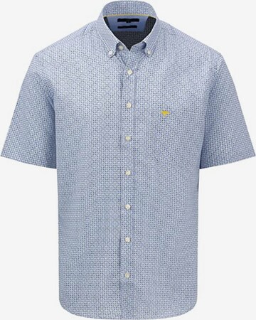 FYNCH-HATTON Regular fit Button Up Shirt in Blue: front