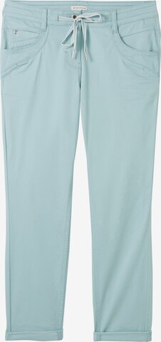 TOM TAILOR Slimfit Broek in Blauw: voorkant