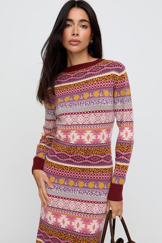 RAFFYA Knit dress 'Elvis' in Red