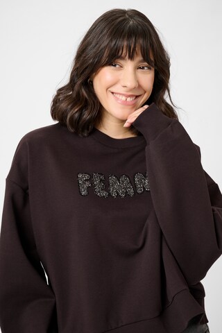 Kaffe Sweatshirt 'Alise ' in Braun