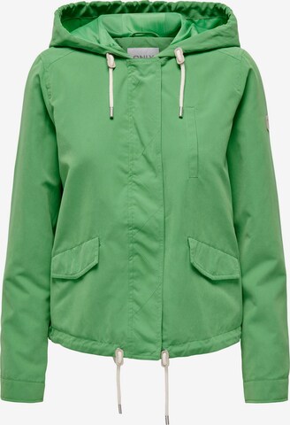 ONLY Prehodna jakna 'Skylar' | zelena barva: sprednja stran