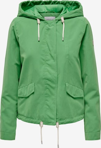 Veste mi-saison 'Skylar' ONLY en vert : devant