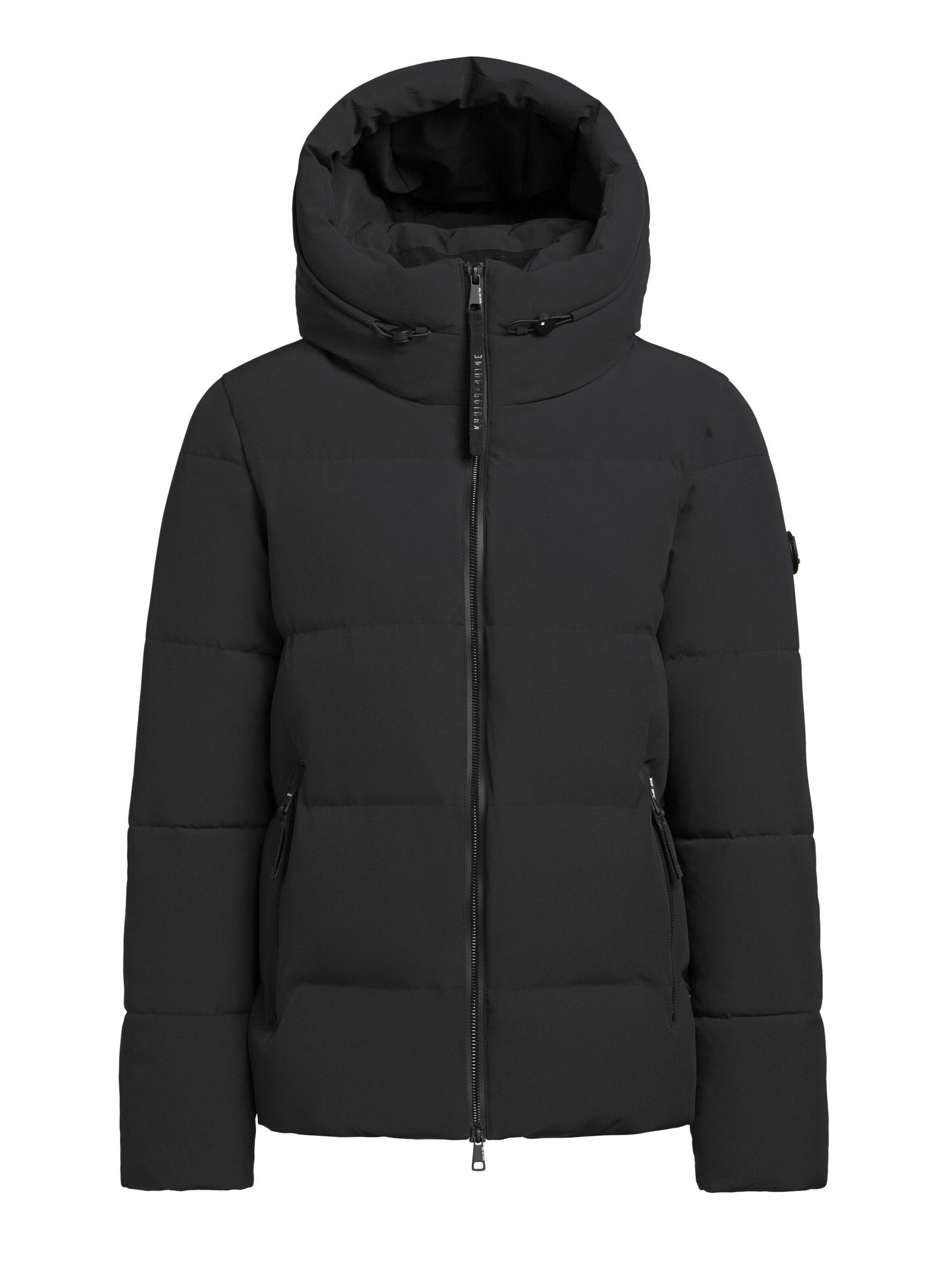 khujo Steppjacke ' Fanc2-YM ' in Schwarz: Vorderseite