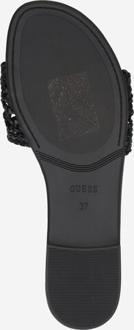 Saboți 'TASSI' de la GUESS pe negru