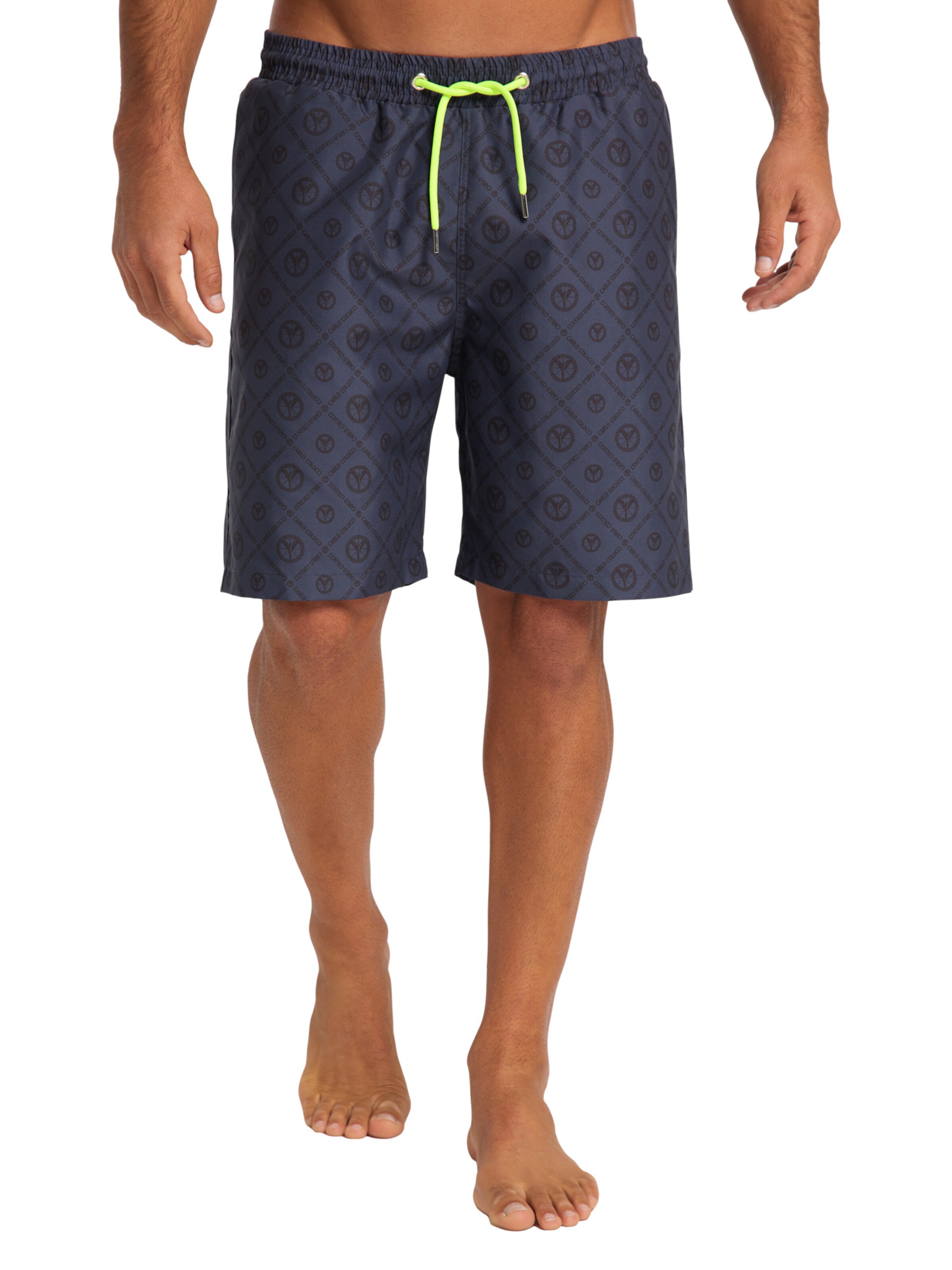 Carlo Colucci Badeshorts in Blau: Vorderseite