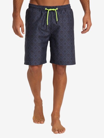 Carlo Colucci Board Shorts in Blue: front