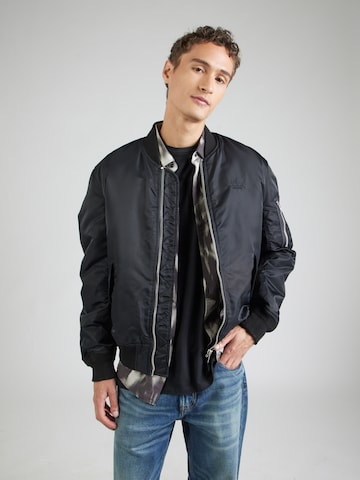 Schott NYC Jacke 'MACAMPSRS' in Schwarz: Vorderseite