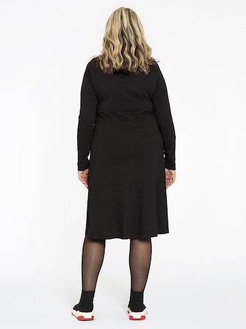 Yoek Dress 'Organic' in Black