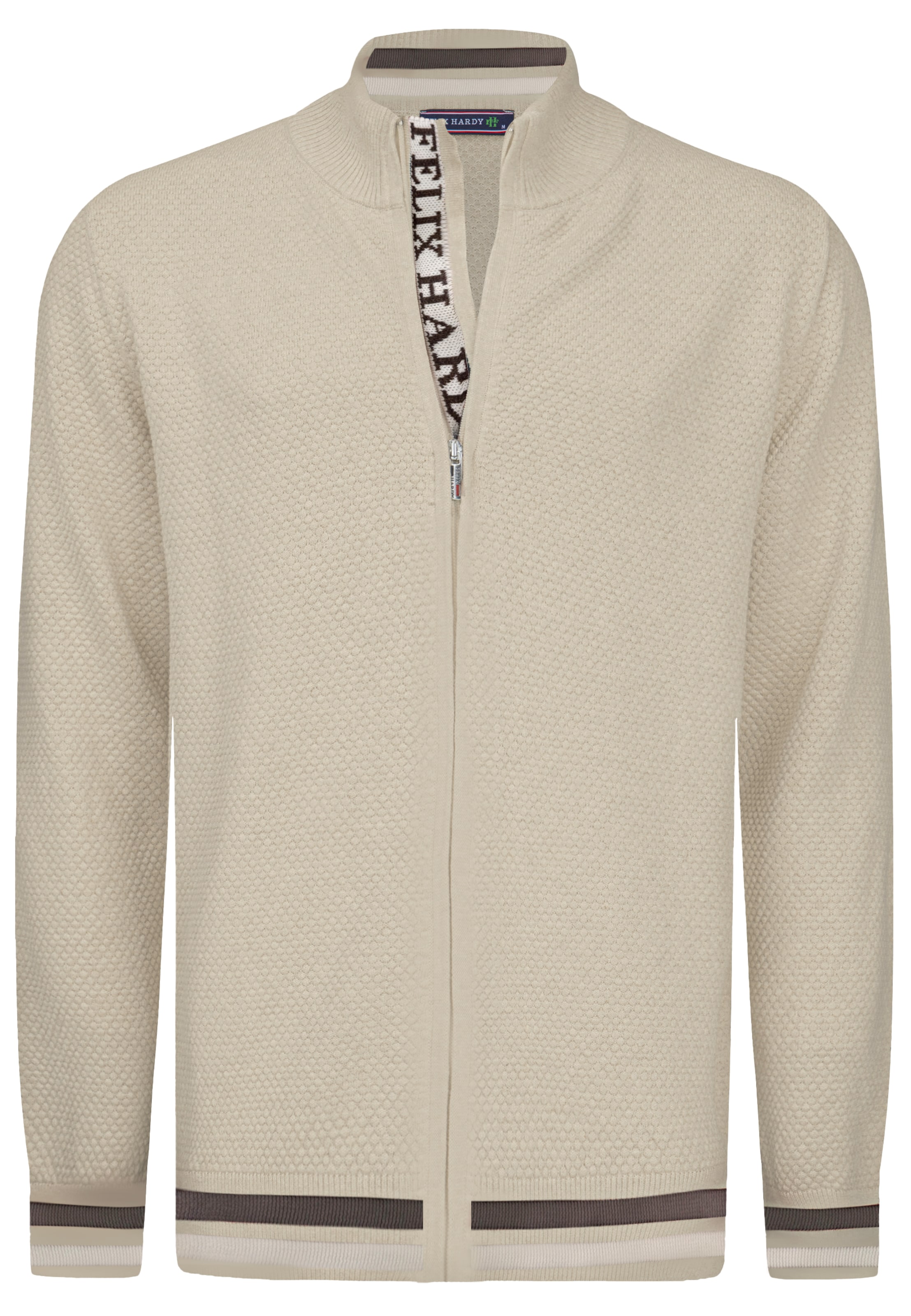 Felix Hardy Kofta i beige: framsida