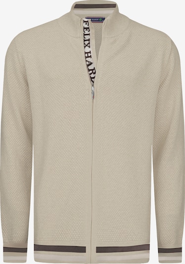 Felix Hardy Kardigan u bež / krvavo crvena / crna, Pregled proizvoda