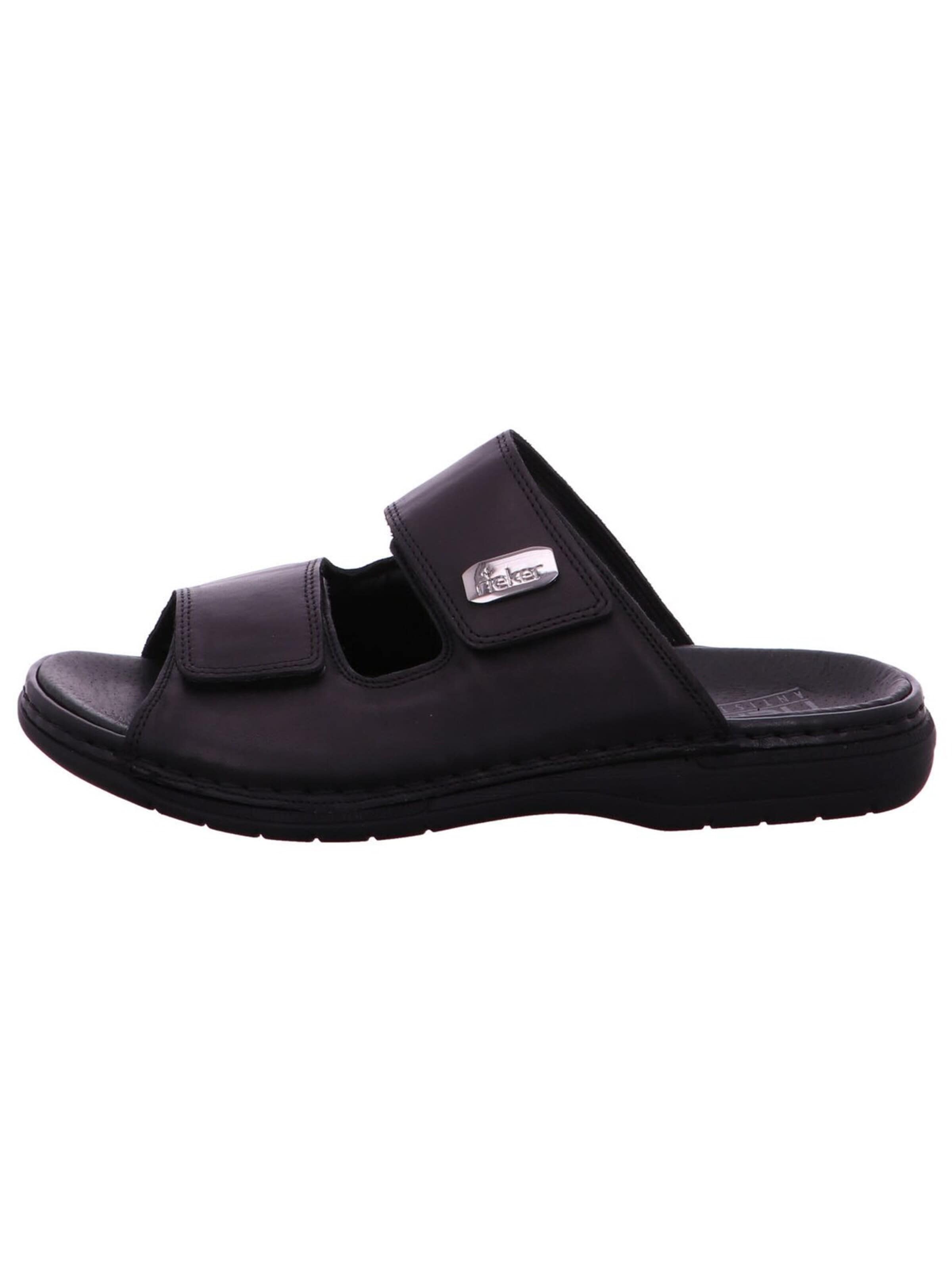 Rieker Pantolette‌‌‌‌‌‌ in Schwarz: Vorderseite