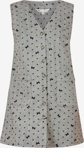 Yumi Kleid in Grau: Vorderseite