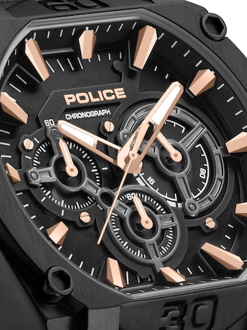 POLICE Analoog horloge in Bruin