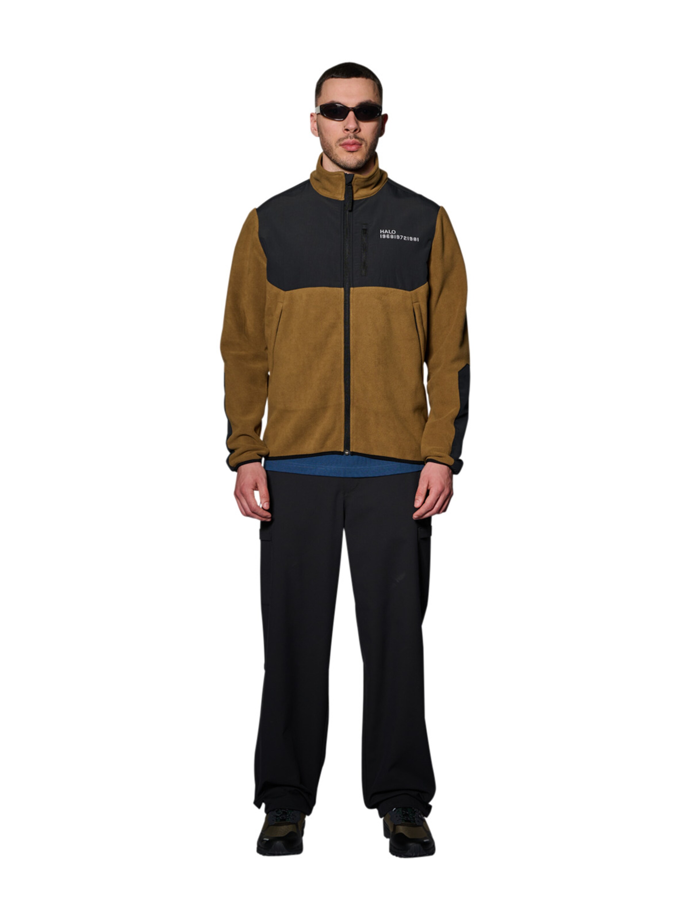 HALO Fleecejacke in Braun