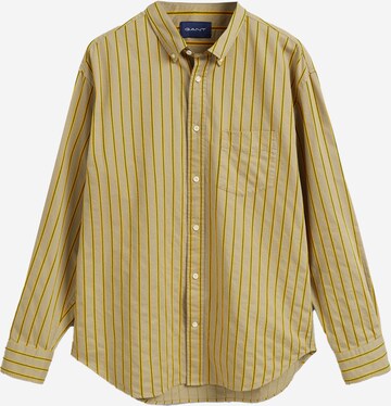 GANT Regular fit Overhemd in Geel: voorkant