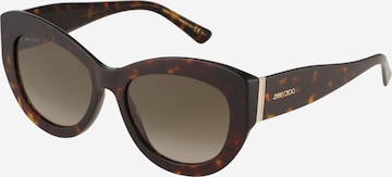 JIMMY CHOO Sunglasses 'XENA/S' in Brown: front