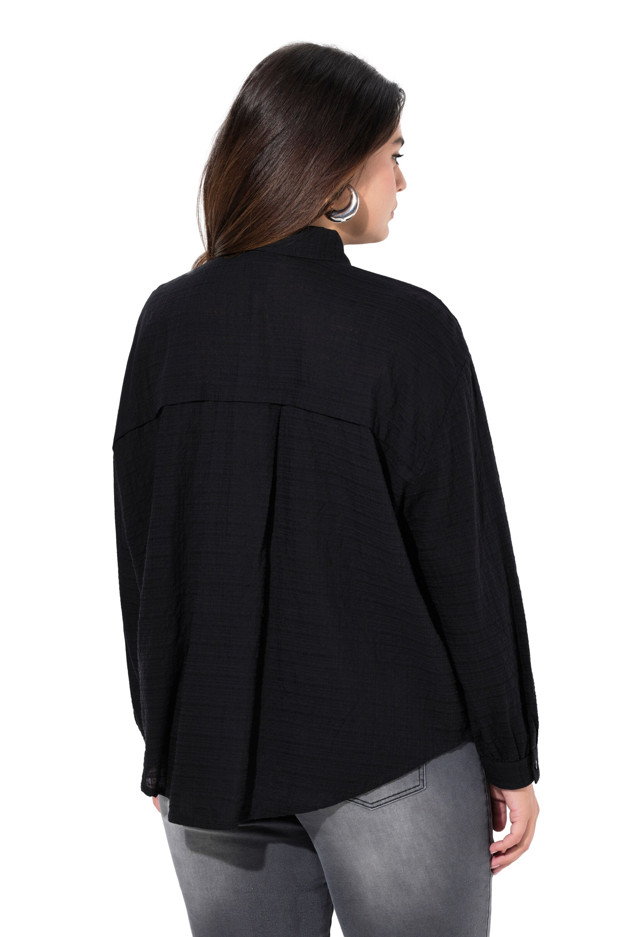 Ulla Popken Bluse in Schwarz