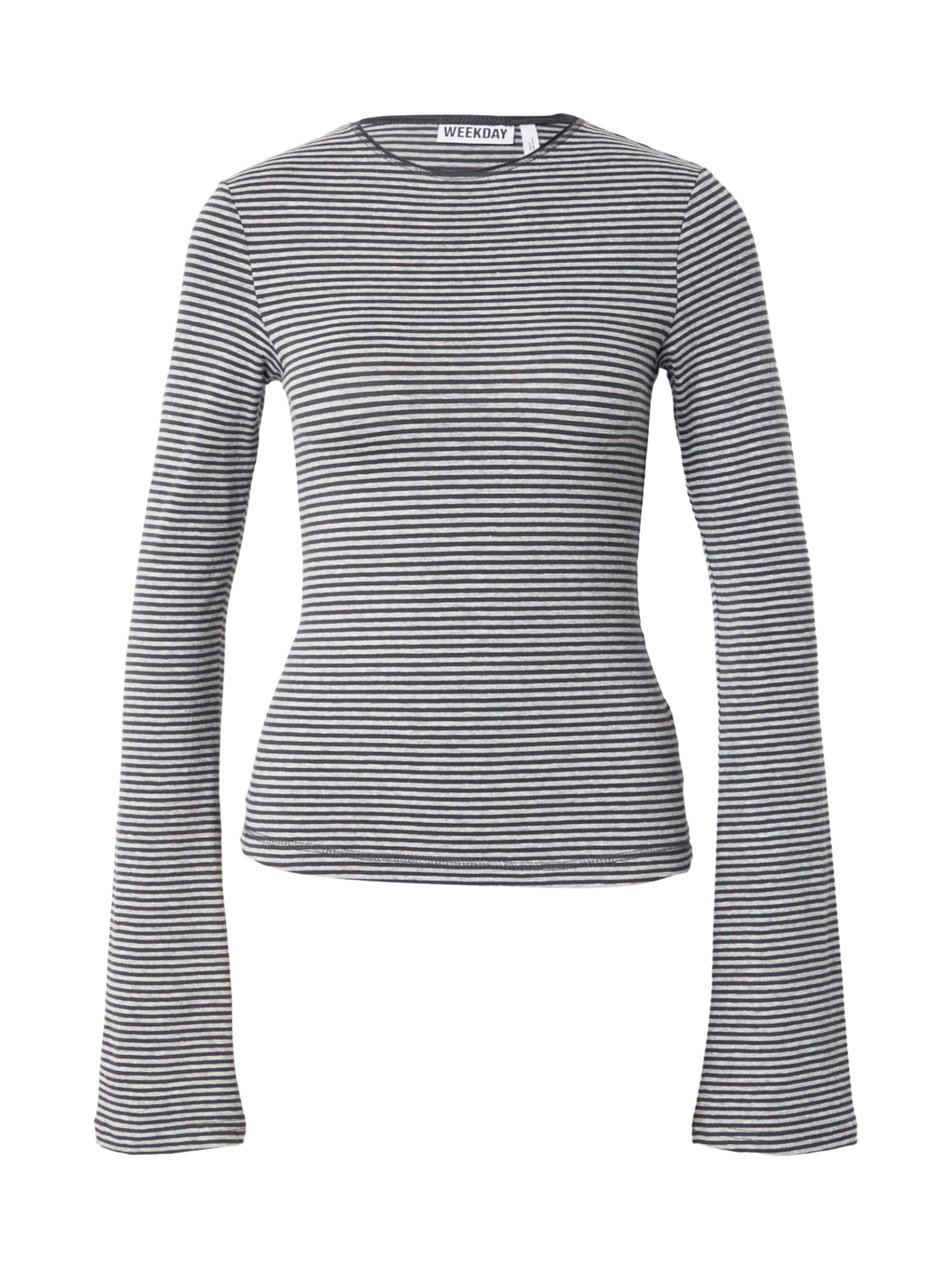 WEEKDAY Shirt in Grau: Vorderseite