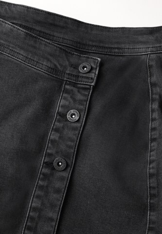 Street One Studio Jeansrock in Wickel-Optik in Schwarz