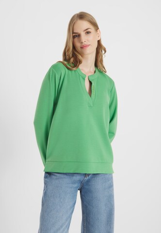 Frieda & Freddies NY Sweatshirt in Green: front