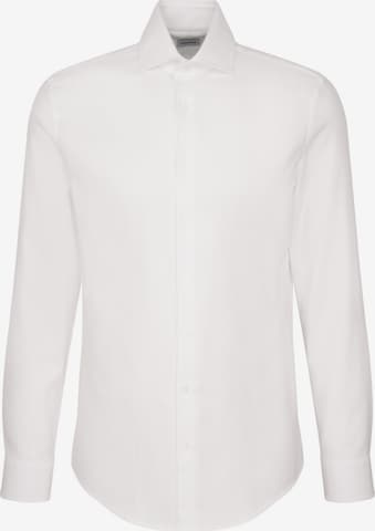 SEIDENSTICKER Slim Fit Hemd in Weiß: Vorderseite