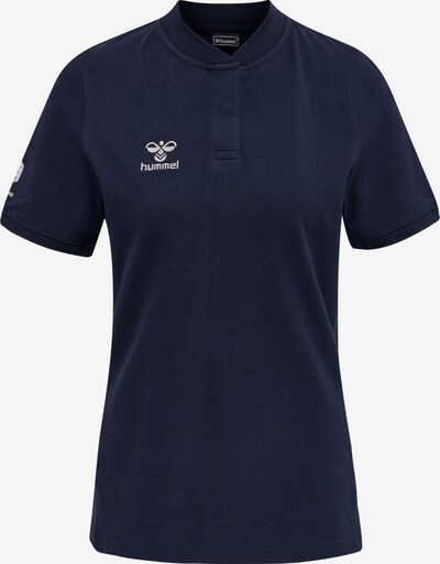 Hummel Functioneel shirt in de kleur Nachtblauw / Wit, Productweergave