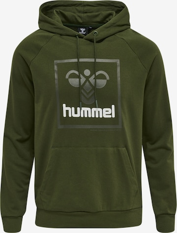 Sweat-shirt Hummel en vert : devant