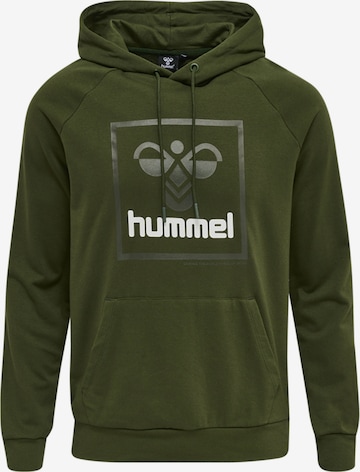 Sweat de sport Hummel en vert : devant