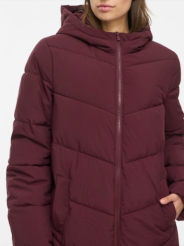VILA Winter coat 'VILAVENDER' in Red