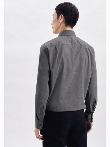 SEIDENSTICKER Regular fit Business Shirt in Grey