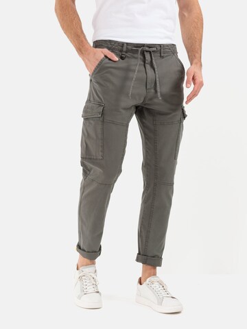 CAMEL ACTIVE Tapered Cargo Pants in Grey: front