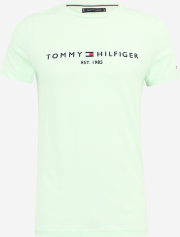 TOMMY HILFIGER Koszulka w kolorze zielony: przód