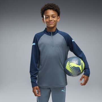 Veste en polaire PUMA en bleu : devant