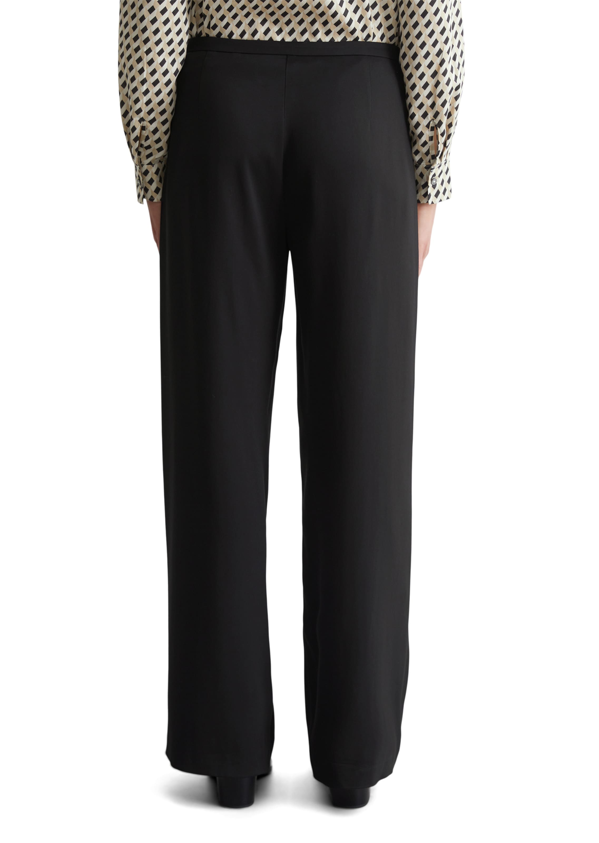 Marc O'Polo Široký strih Nohavice - Čierna