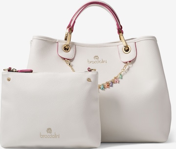 Braccialini Handtasche in Weiß: Vorderseite