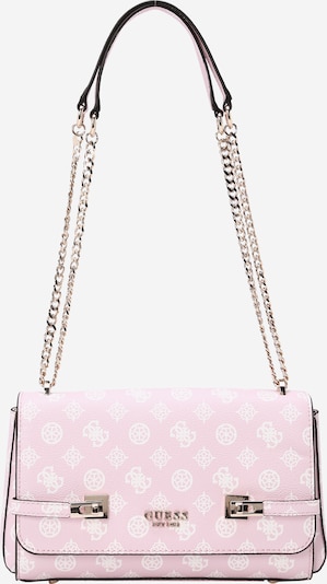 GUESS Sac bandoulière 'LORALEE' en rose / blanc, Vue avec produit