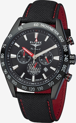 ELYSEE Analog Watch 'The Race 2' in Black: front